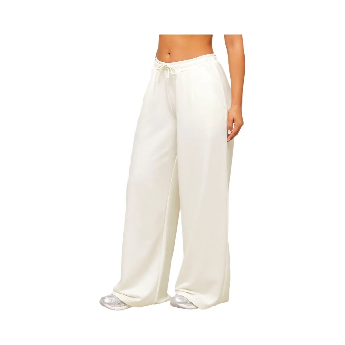 Gymshark Lightweight Wide Leg Pant Short "Soft White" - HypeFly India View 4