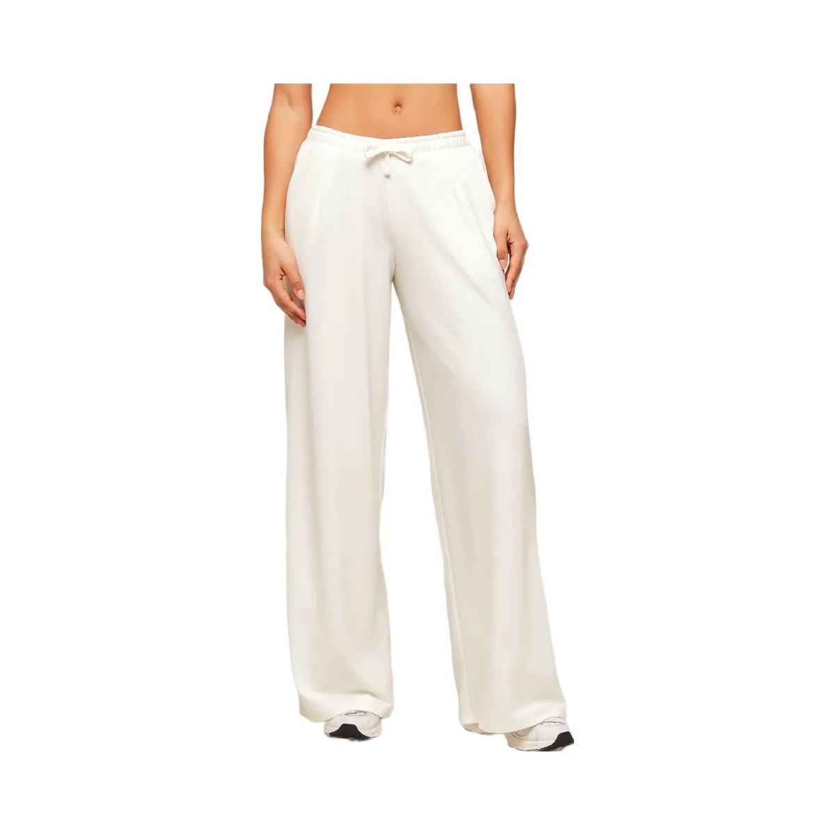 Gymshark Lightweight Wide Leg Pant Tall "Soft White" - HypeFly India View 1