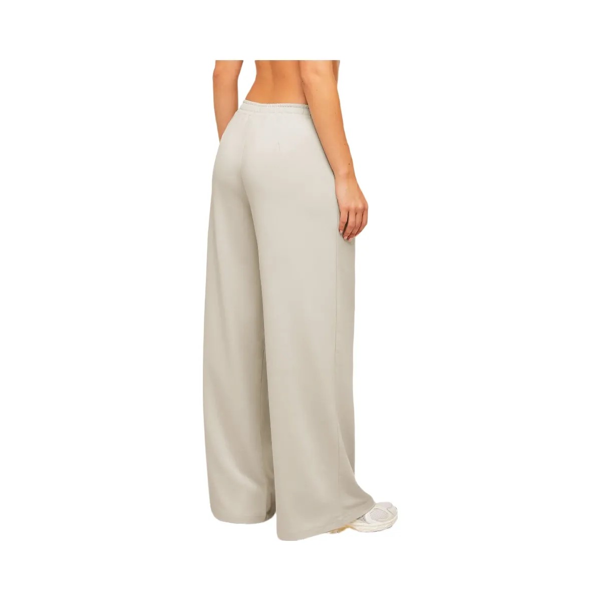 Gymshark Lightweight Wide Leg Pants Regular "Pebble Grey" - HypeFly India View 4