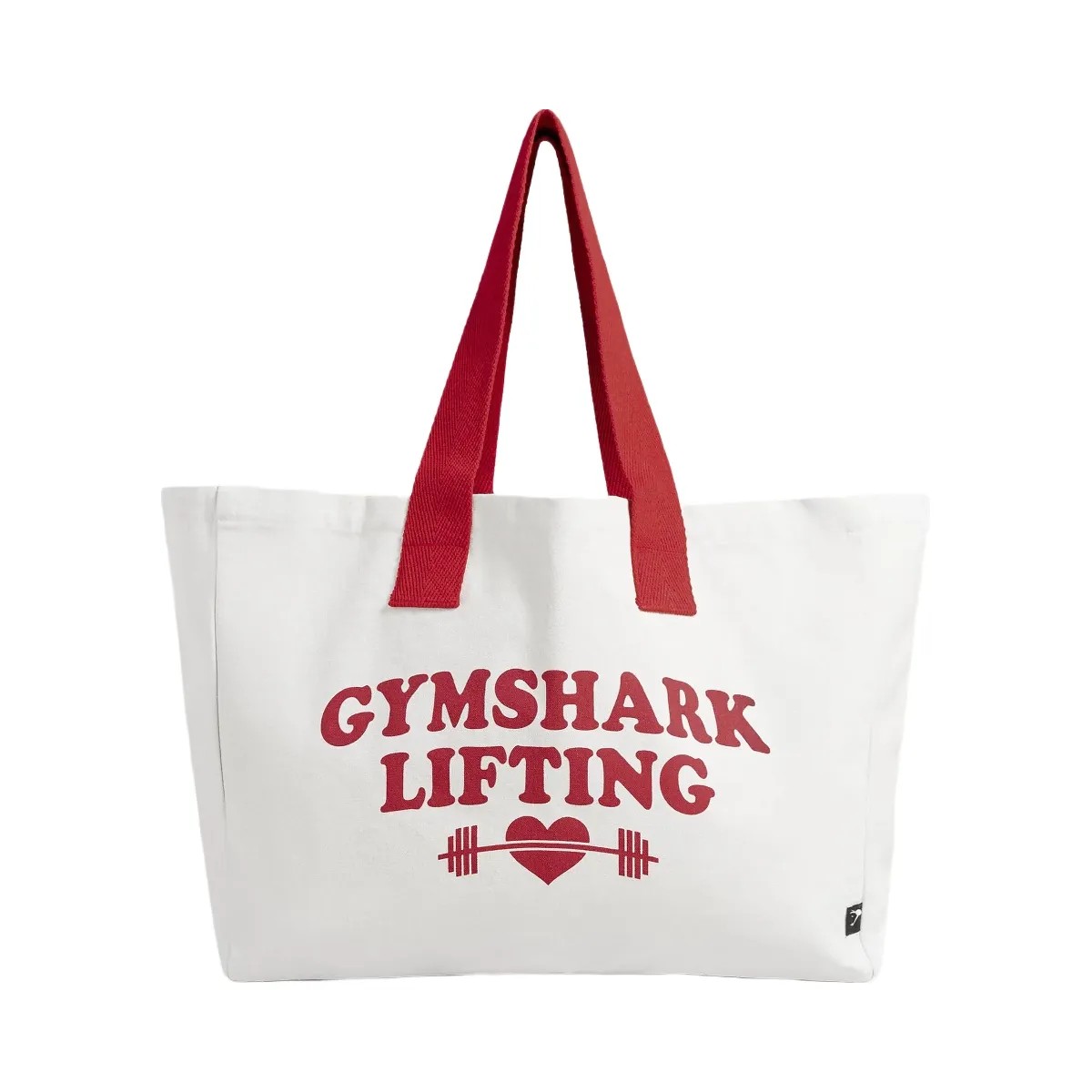 Gymshark Love Lifting Graphic Tote Bag "Oat White" - HypeFly India View 1