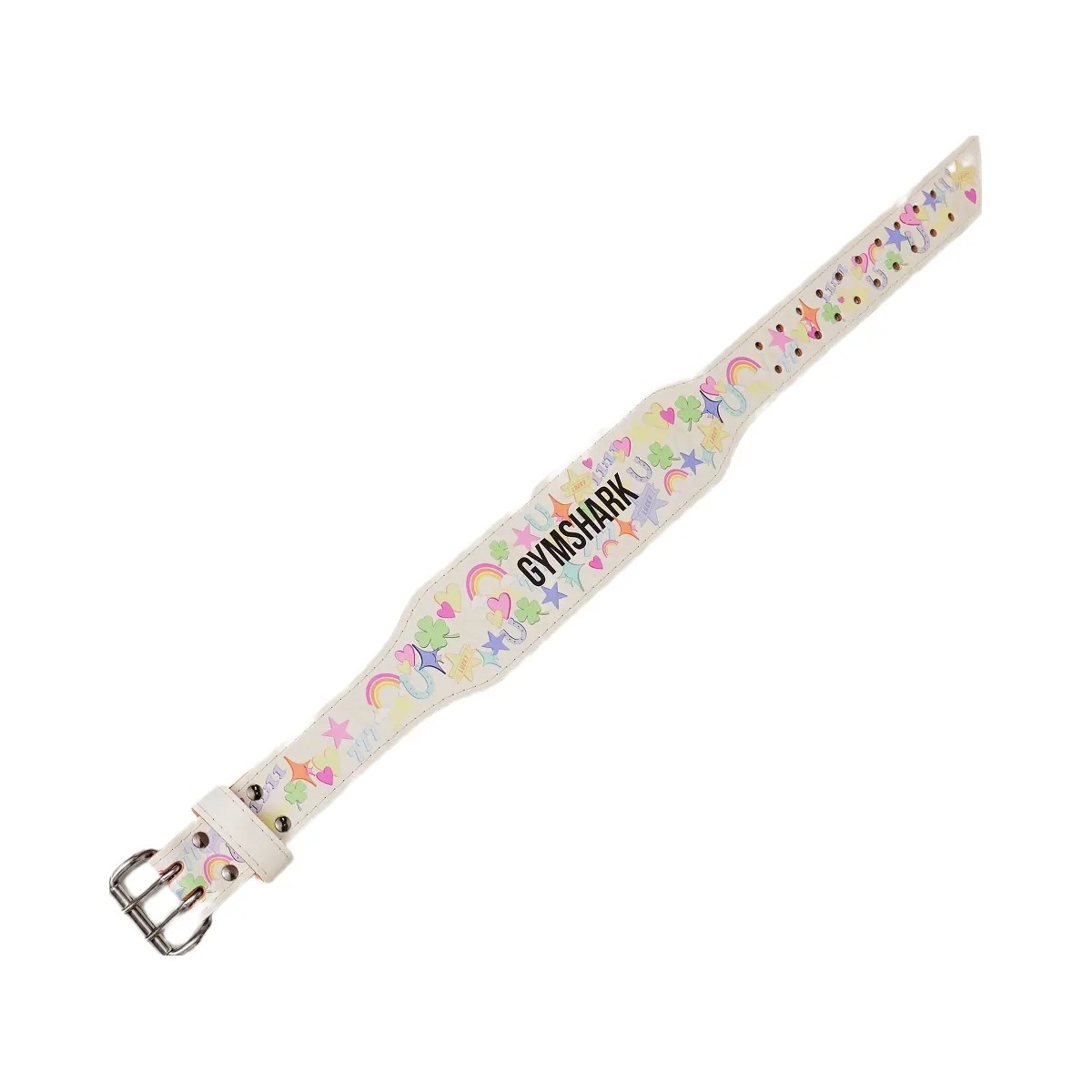 Gymshark Lucky Graphic Lifting Belt "Tinted White" - HypeFly India View 1