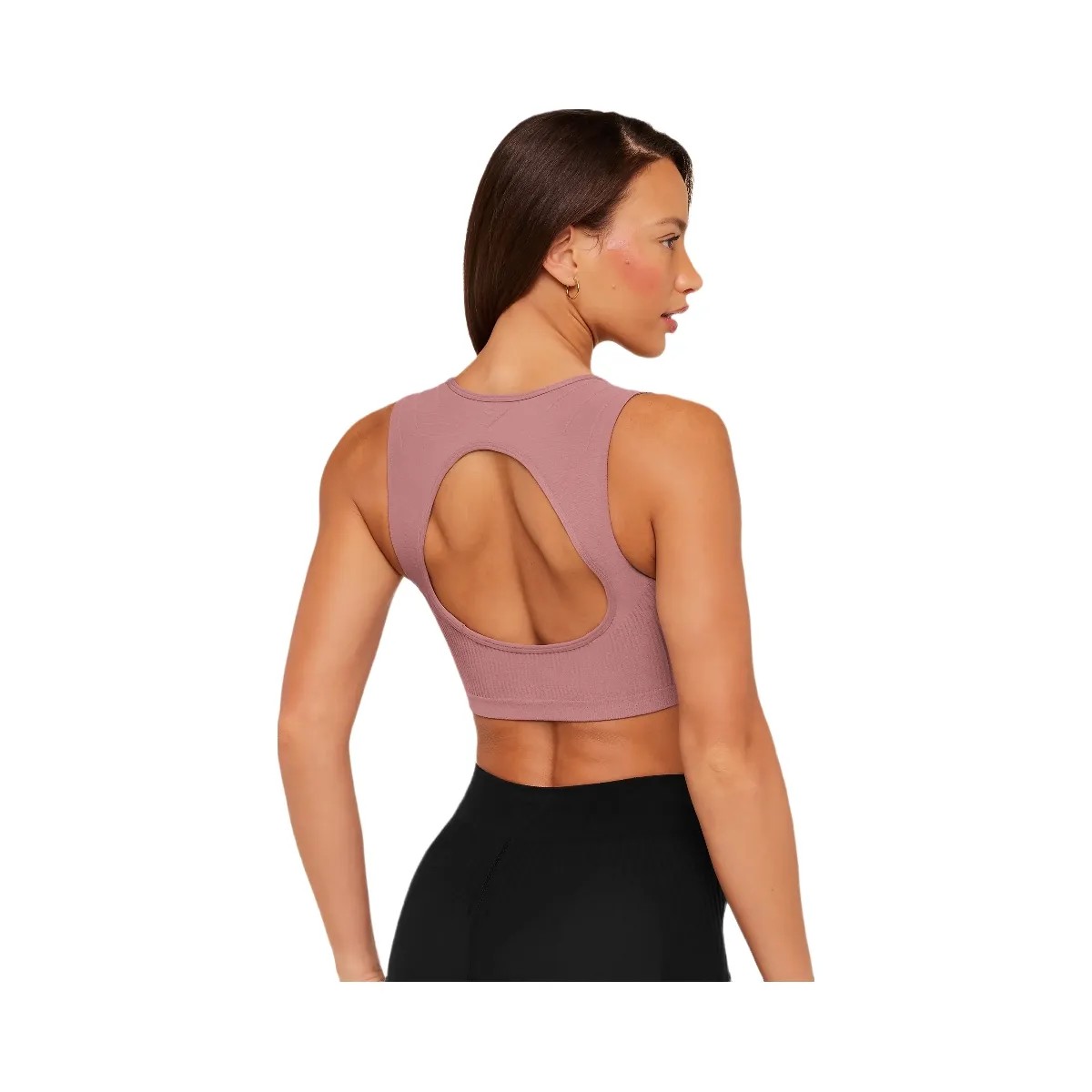 Gymshark Luxe Light Support Sports Bra "Calm Pink" - HypeFly India View 2