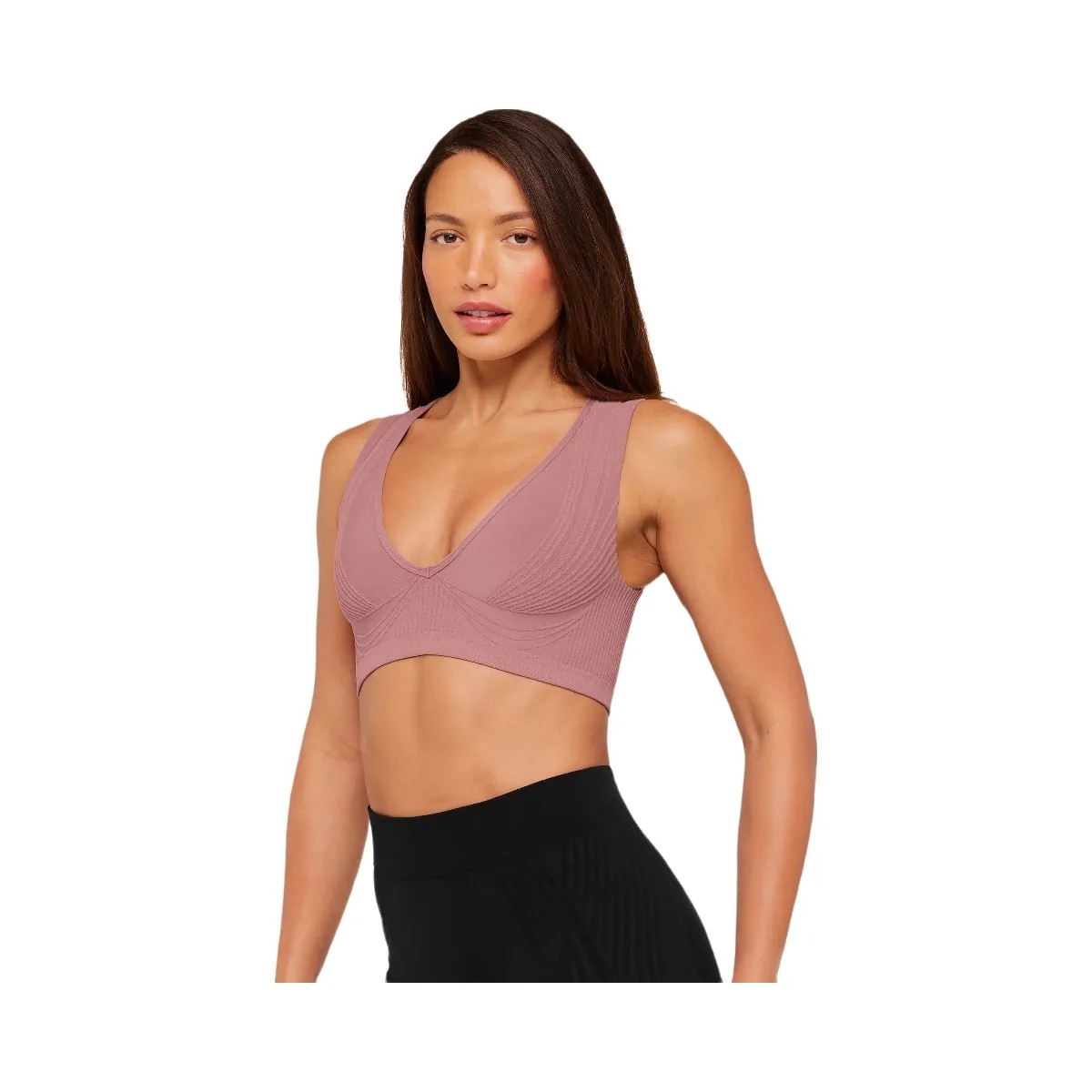 Gymshark Luxe Light Support Sports Bra "Calm Pink" - HypeFly India View 3
