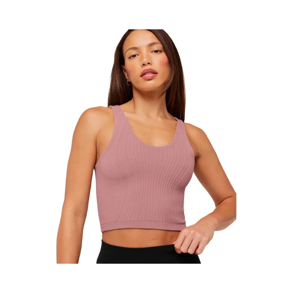 Gymshark Luxe Tank "Calm Pink" - HypeFly India View 6