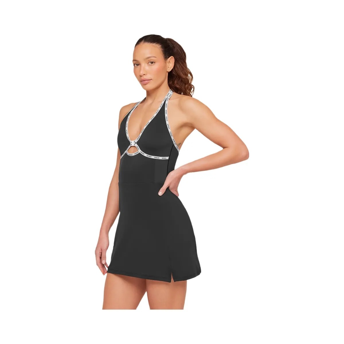 Gymshark Micro Logo Clasp Dress "Black" - HypeFly India View 3