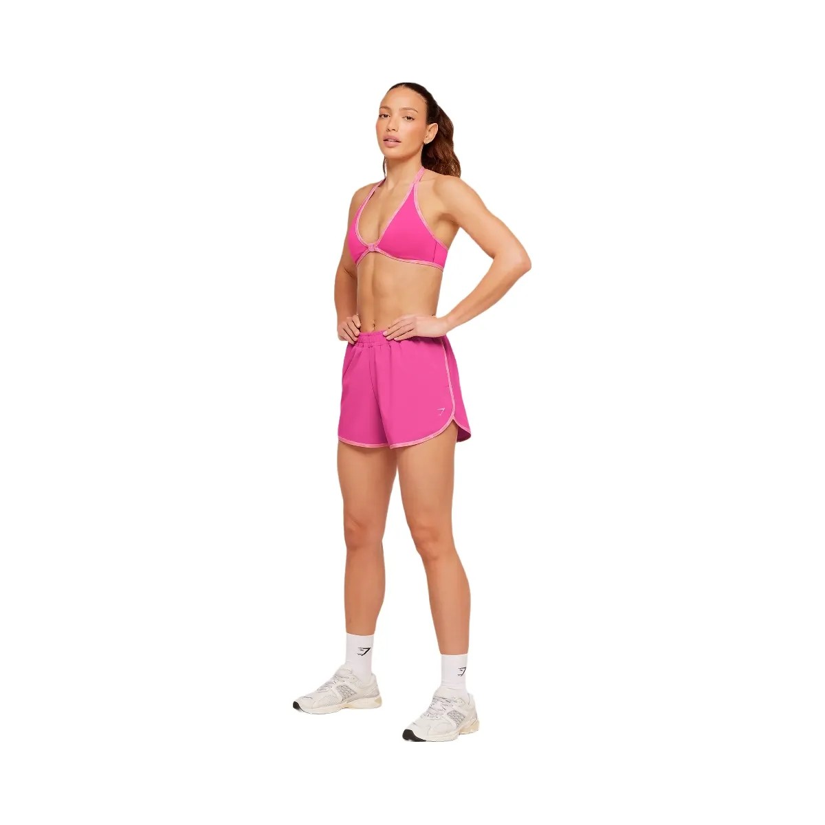 Gymshark Micro Logo Shorts "Super-Set Pink" - HypeFly India View 4