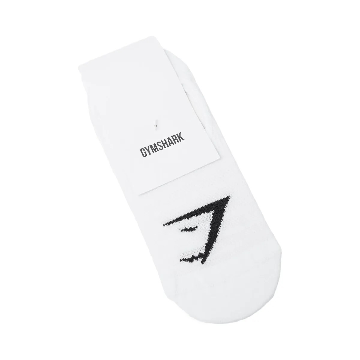 Gymshark No Show Socks 3pk "White" - HypeFly India View 6