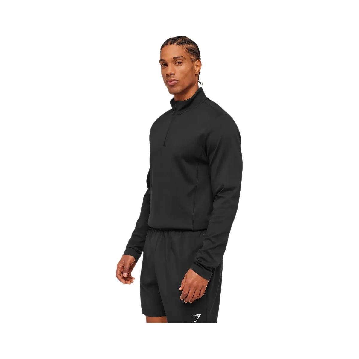 Gymshark Off Duty 1/4 Zip "Black" - HypeFly India View 3