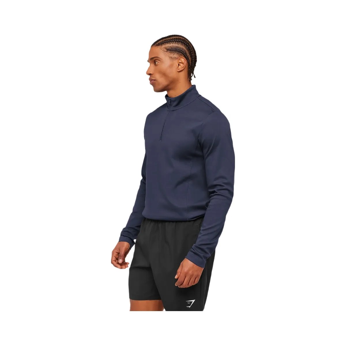 Gymshark Off Duty 1/4 Zip "Heavy Blue" - HypeFly India View 3
