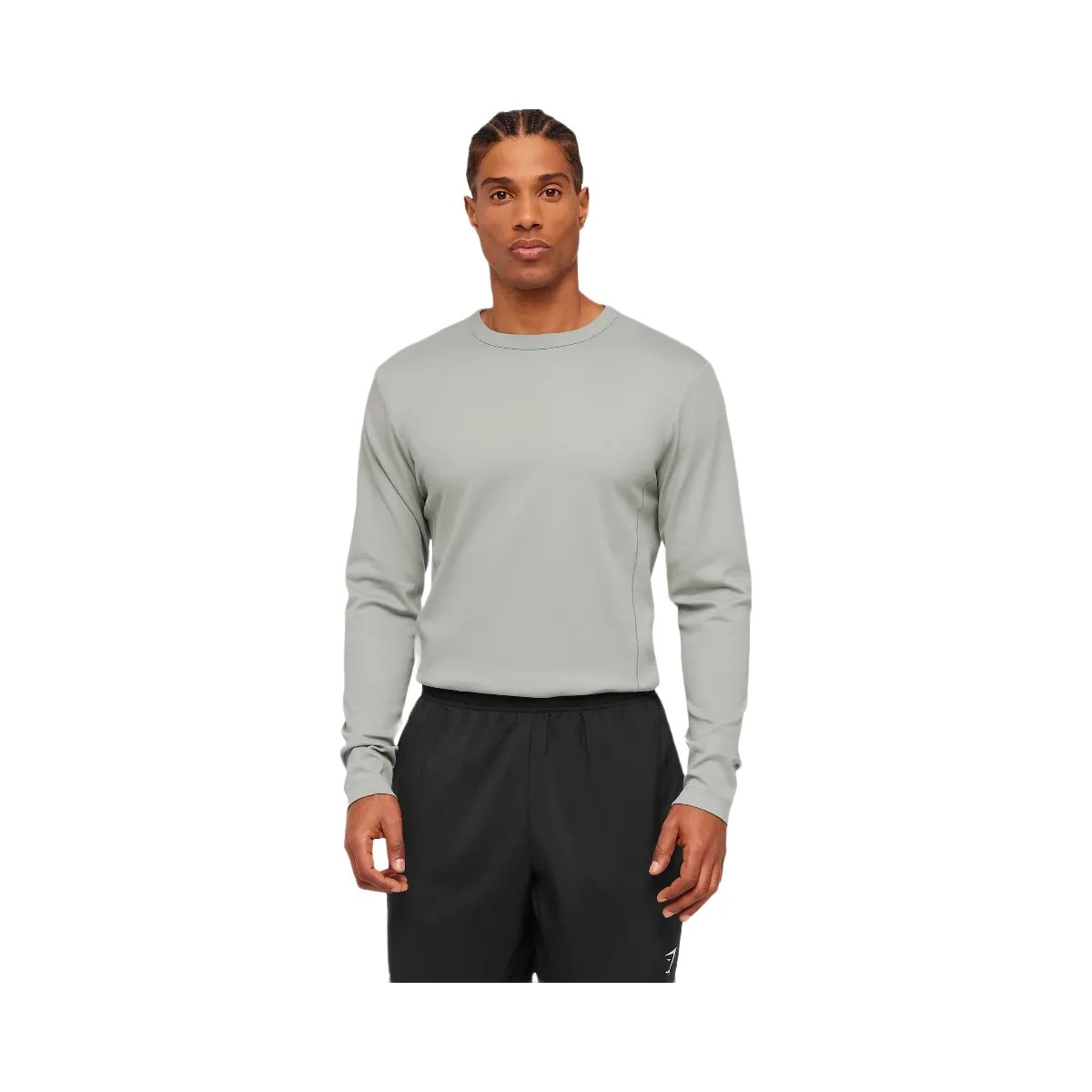Gymshark Off Duty Long Sleeve T-Shirt "Smokey Grey" - HypeFly India View 1