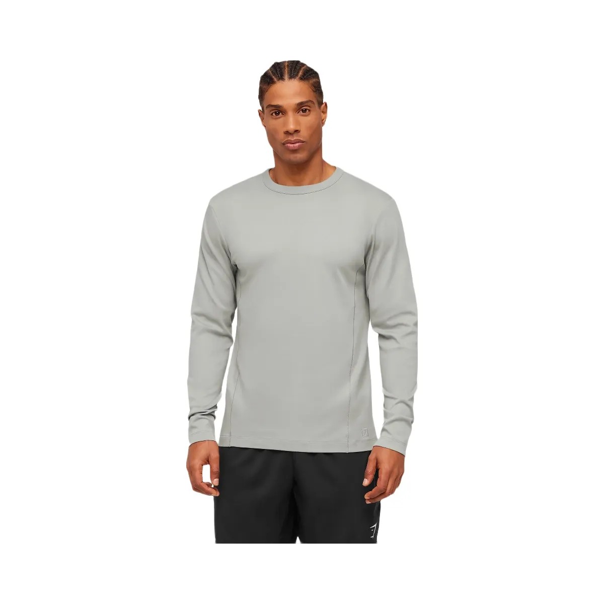 Gymshark Off Duty Long Sleeve T-Shirt "Smokey Grey" - HypeFly India View 5