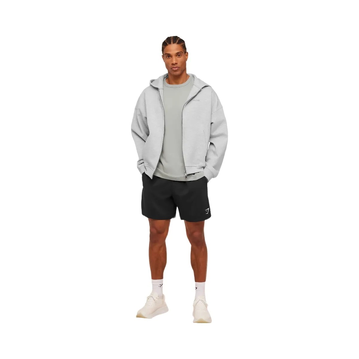 Gymshark Off Duty T-Shirt "Smokey Grey" - HypeFly India View 4
