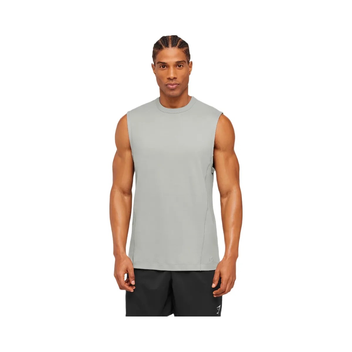 Gymshark Off Duty Tank "Smokey Grey" - HypeFly India View 4