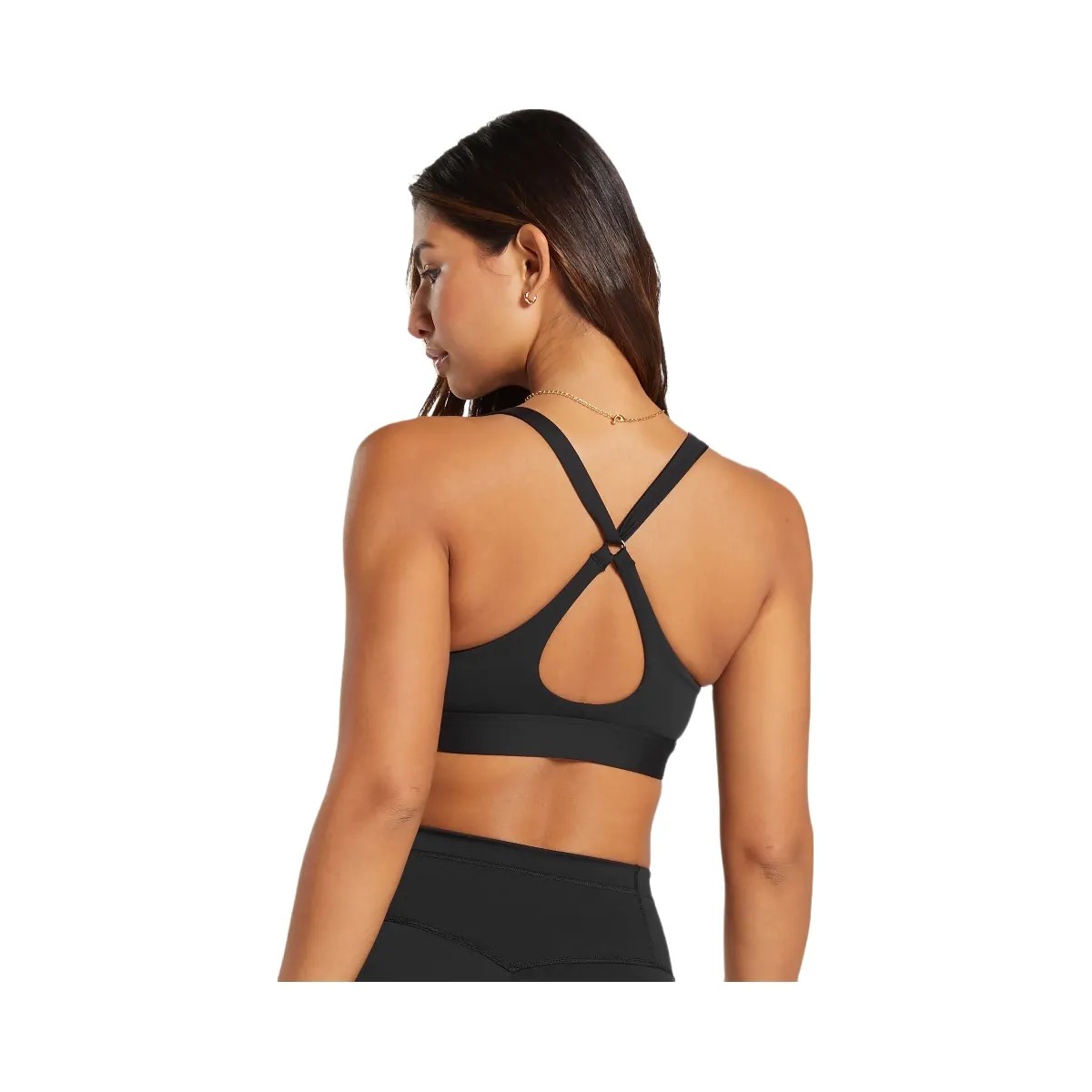Gymshark Peek A Boo Sports Bra "Black" - HypeFly India View 2