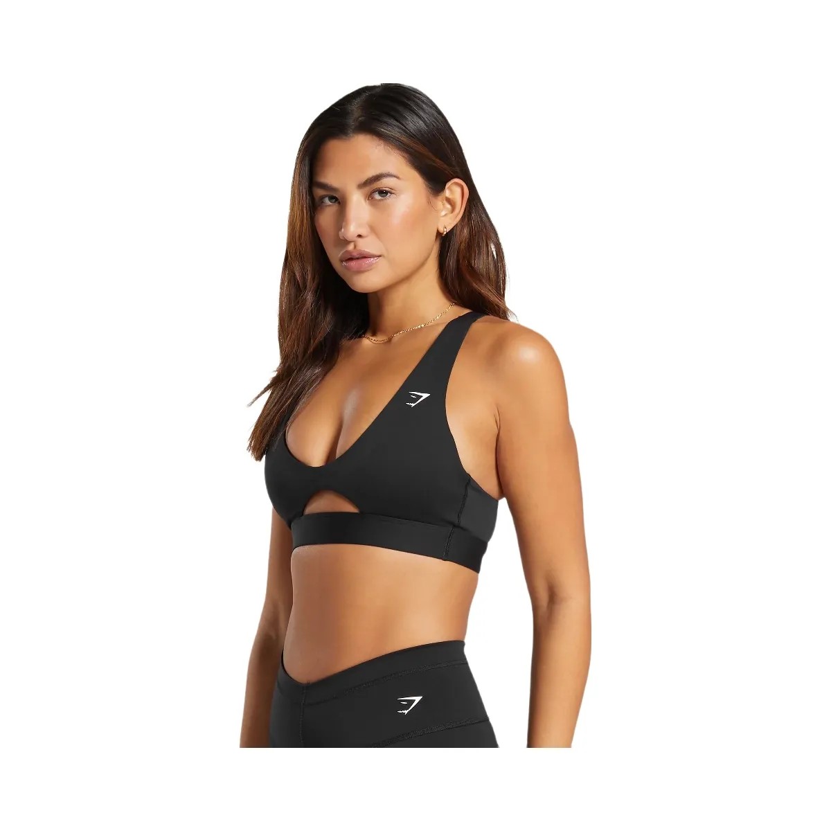 Gymshark Peek A Boo Sports Bra "Black" - HypeFly India View 3