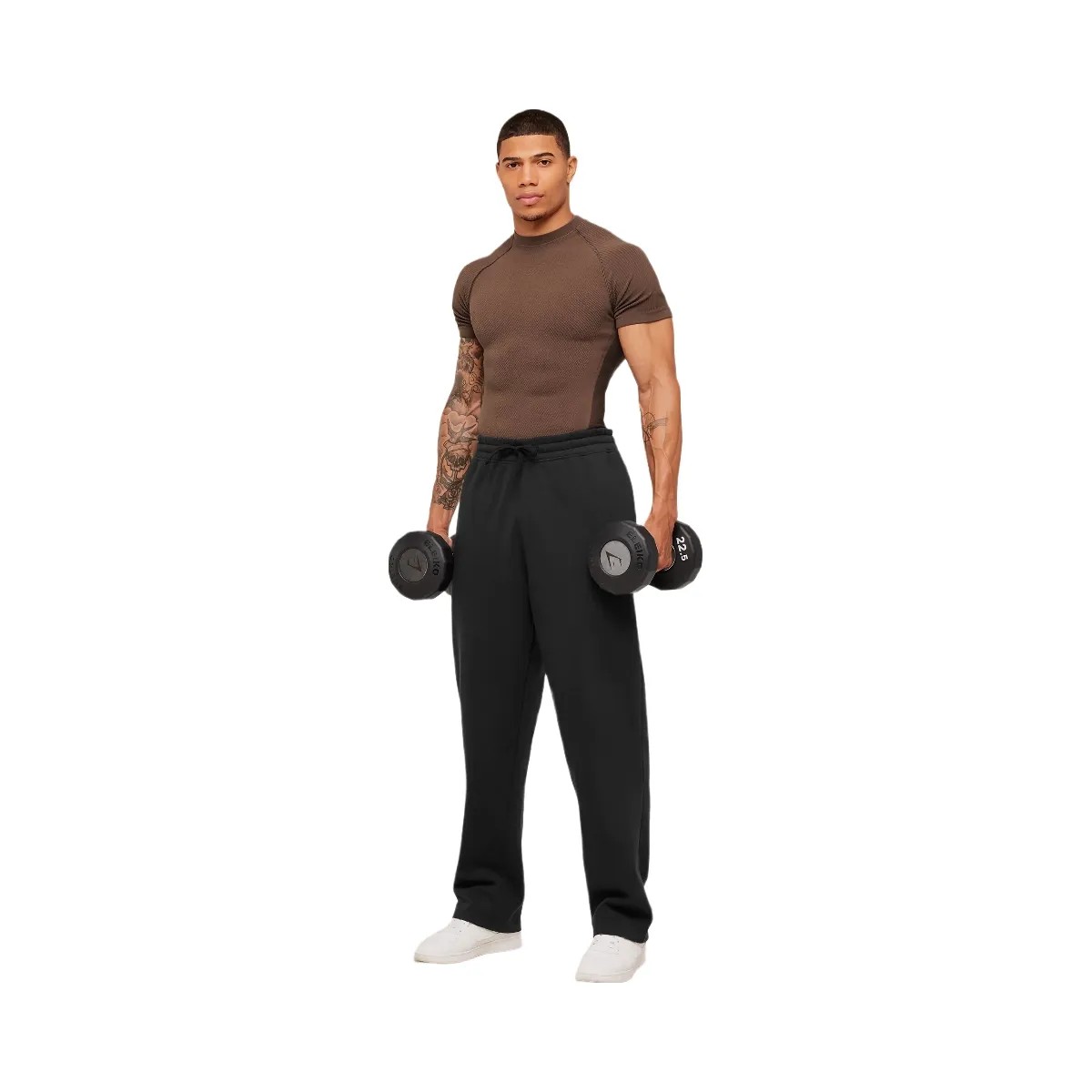 Gymshark Physique T-Shirt "Soft Brown Archive Brown" - HypeFly India View 4