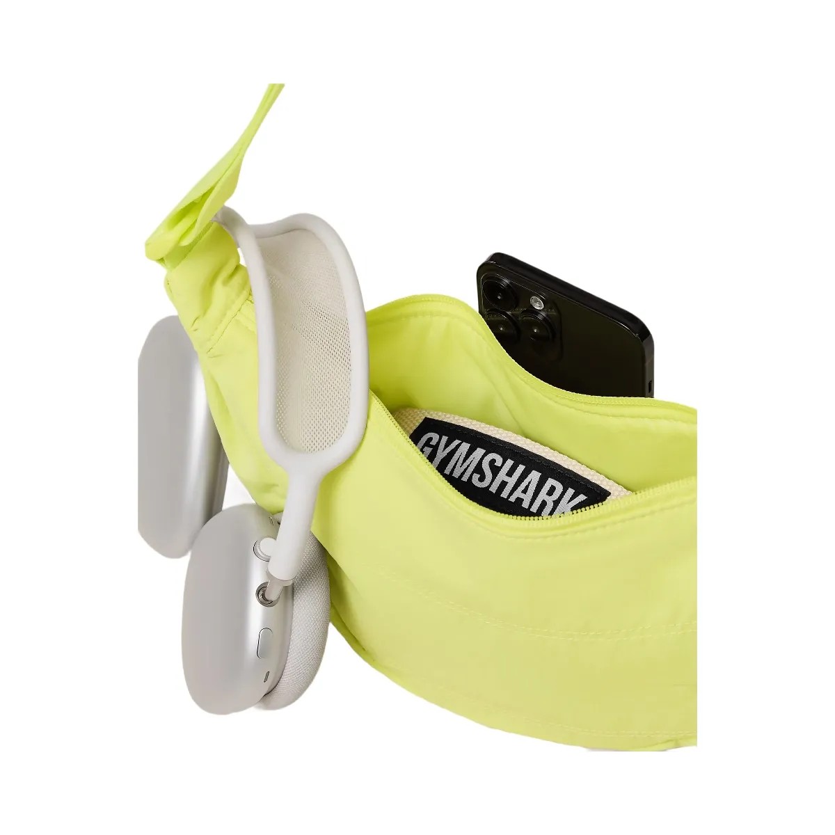 Gymshark Pleat Crossbody "Sorbet Yellow" - HypeFly India View 2
