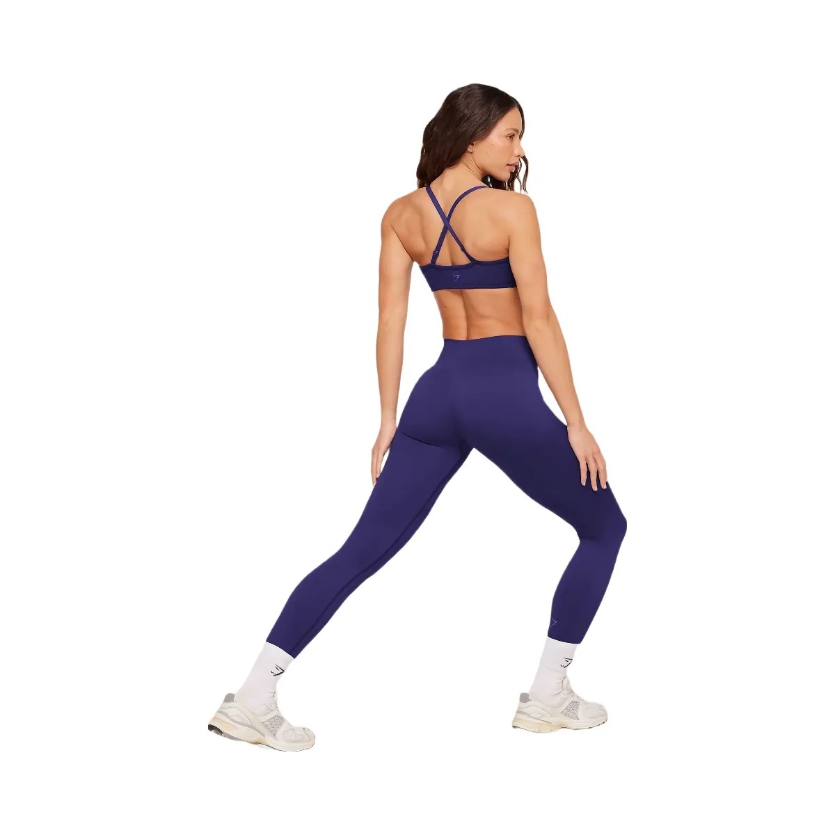 Gymshark Poise Light Support Seamless Sports Bra "Indigo Purple" - HypeFly India View 4