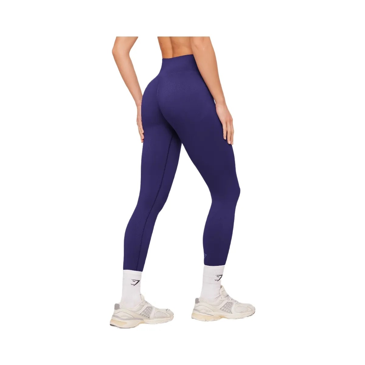Gymshark Poise Seamless Leggings "Indigo Purple" - HypeFly India View 2