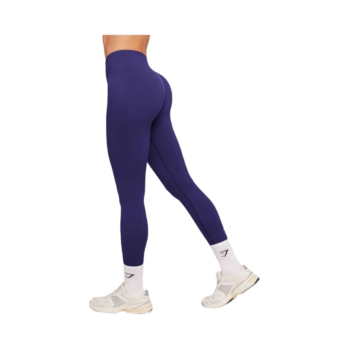 Gymshark Poise Seamless Leggings "Indigo Purple" - HypeFly India View 3