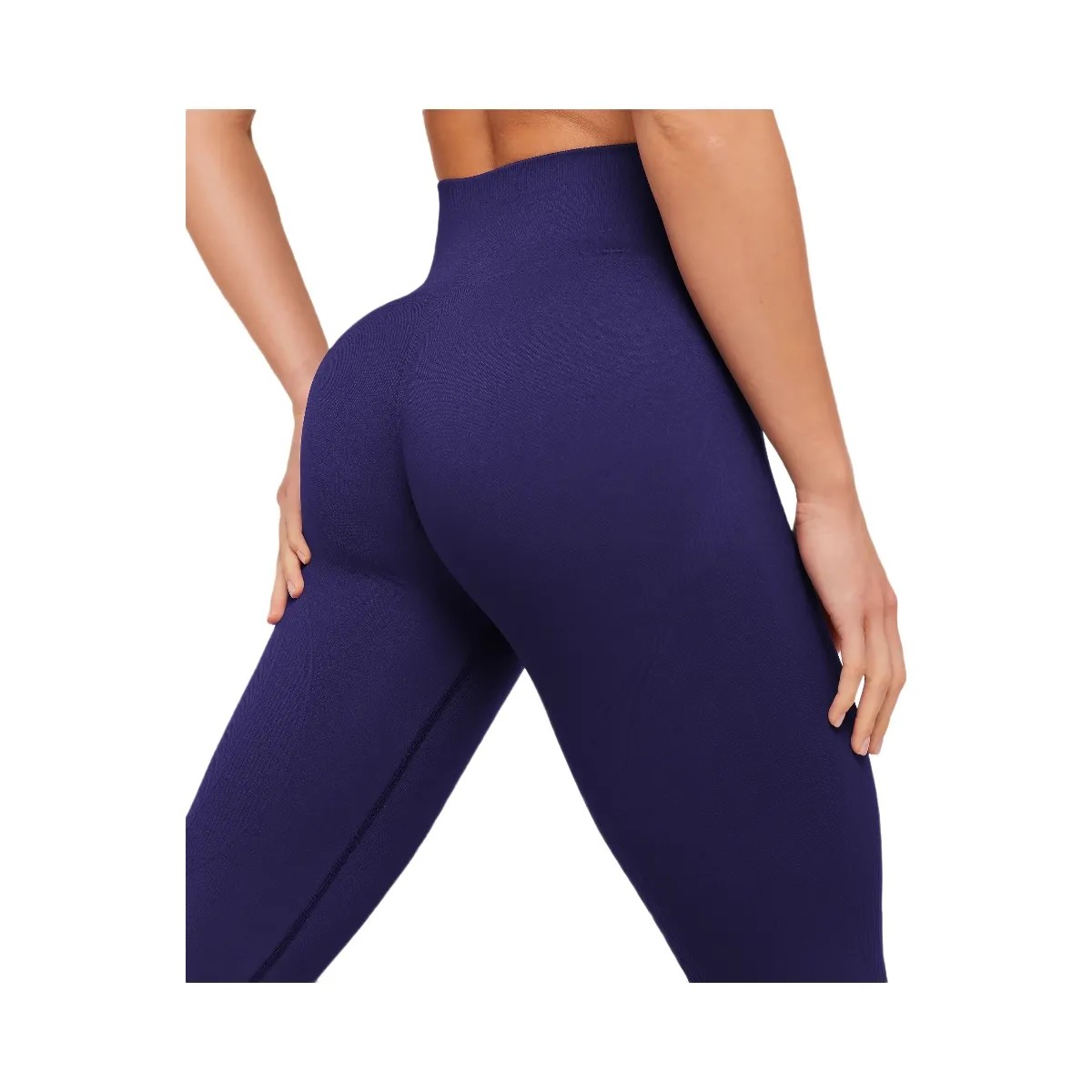 Gymshark Poise Seamless Leggings "Indigo Purple" - HypeFly India View 5