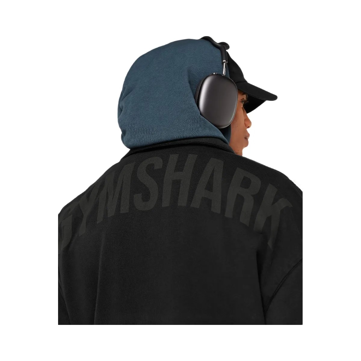 Gymshark Power Coach Jacket "GS Black GS Asphalt Grey" - HypeFly India View 5