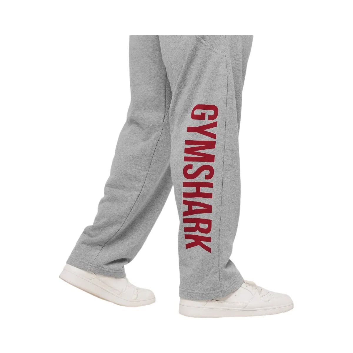 Gymshark Power Straight Leg Pants "Charcoal Core Marl Sets Red" - HypeFly India View 6