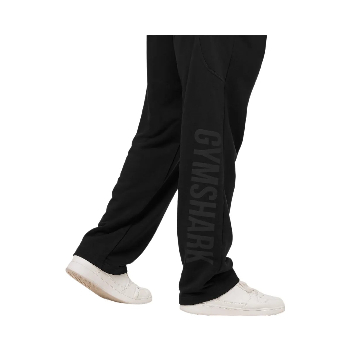 Gymshark Power Straight Leg Pants "GS Black GS Asphalt Grey" - HypeFly India View 6
