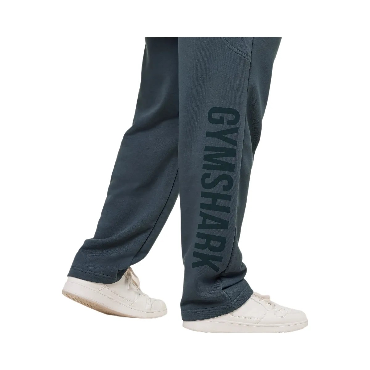 Gymshark Power Straight Leg Pants "GS Stealth Blue GS Deep Petrol Blue" - HypeFly India View 6