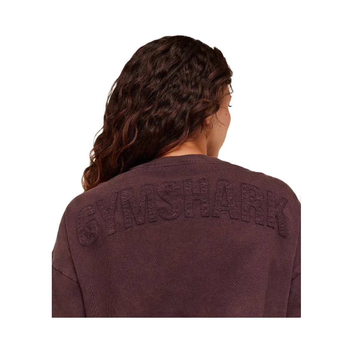Gymshark Power Washed Long Sleeve Top "Cherry Purple Acid Wash" - HypeFly India View 4