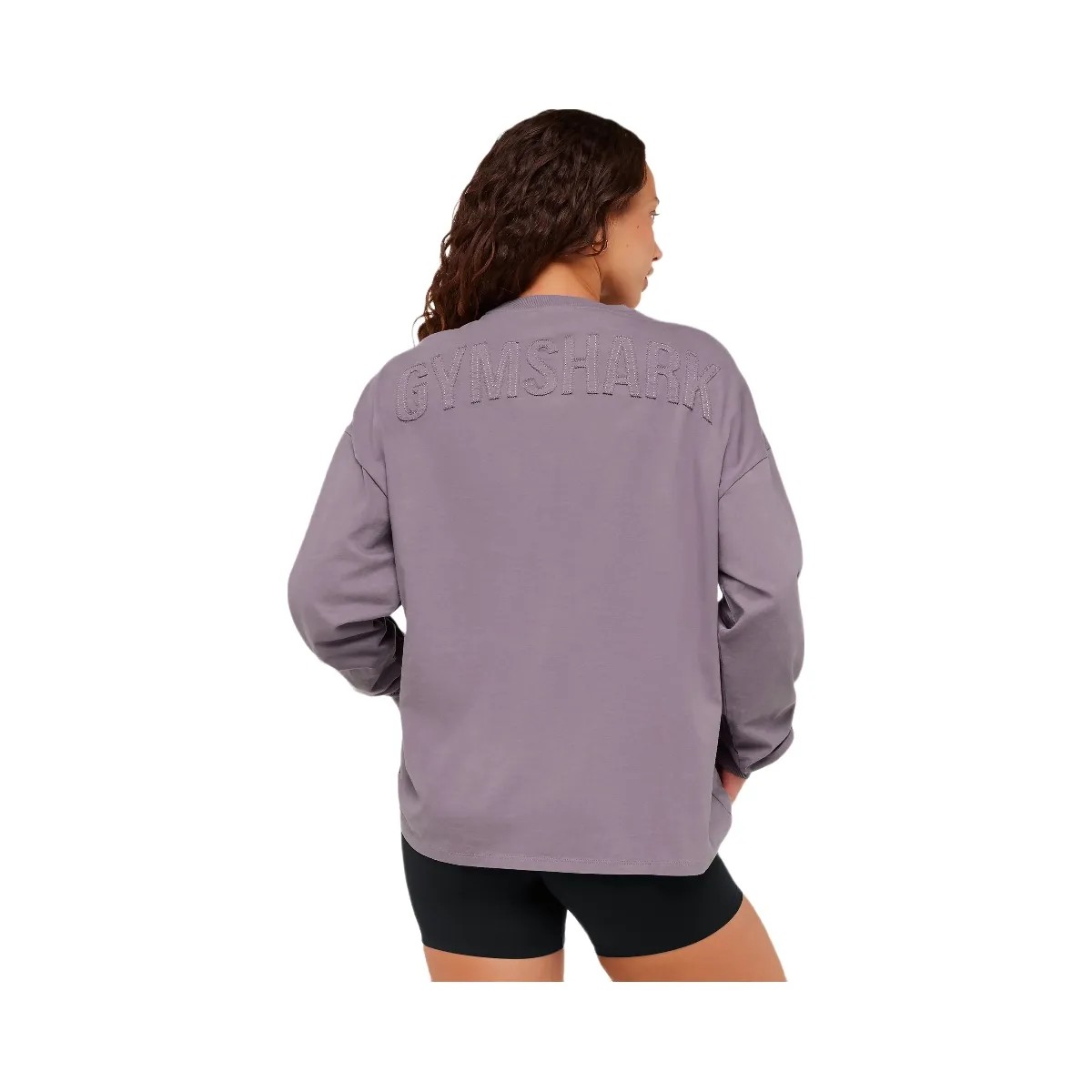 Gymshark Power Washed Long Sleeve Top "Dusk Purple Acid Wash" - HypeFly India View 1