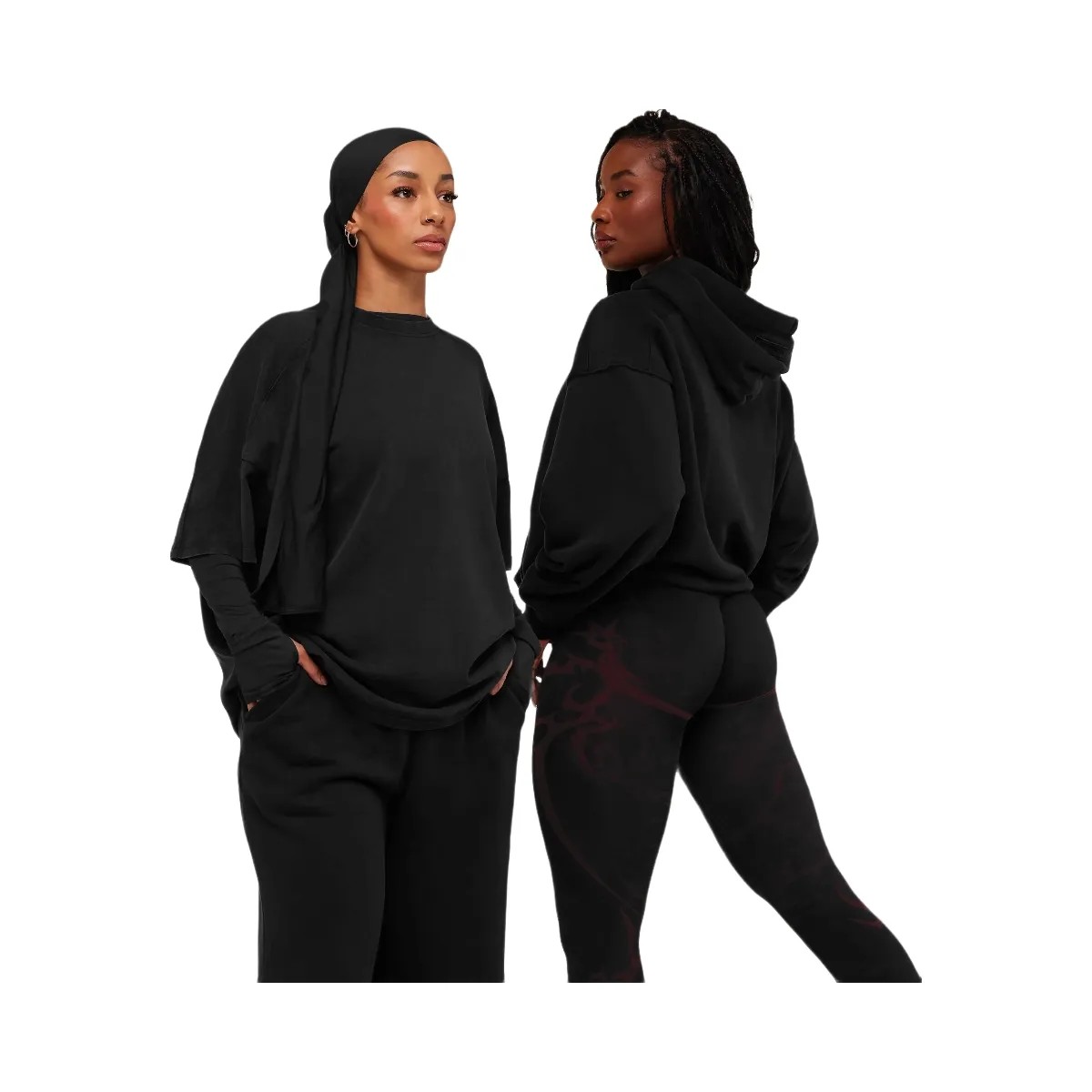 Gymshark Pump Cover Structured Fleece Top "Black Wash" - HypeFly India View 4