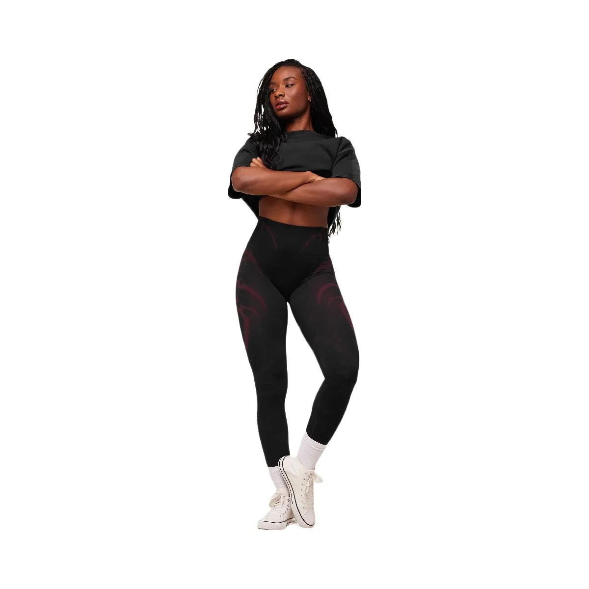 Gymshark Pump Cover Structured Fleece Top "Black Wash" - HypeFly India View 5