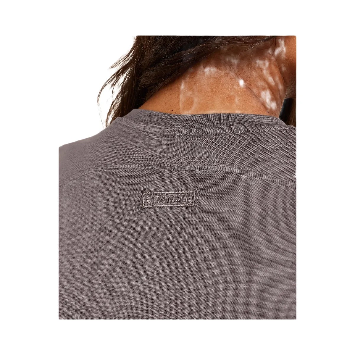 Gymshark Pump Cover Structured Fleece Top "GS Cool Brown WASH" - HypeFly India View 6