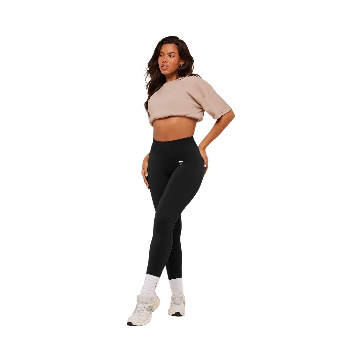 Gymshark Pump Cover Structured Fleece Top "GS Dusk Pink WASH" - HypeFly India View 4