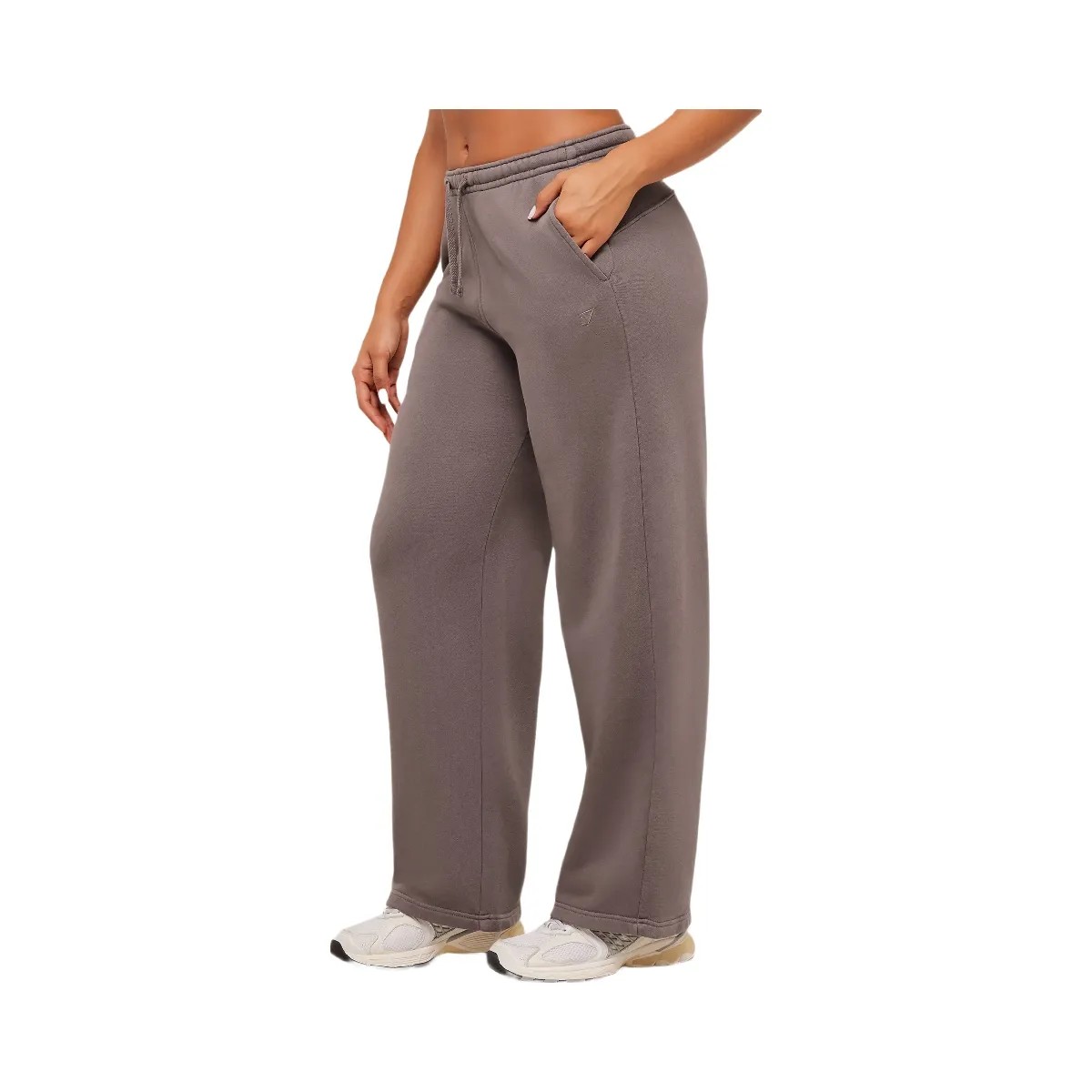 Gymshark Pump Straight Leg Pants "GS Cool Brown WASH" - HypeFly India View 4