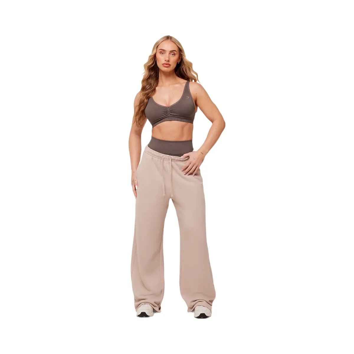 Gymshark Pump Straight Leg Pants "GS Dusk Pink WASH" - HypeFly India View 4