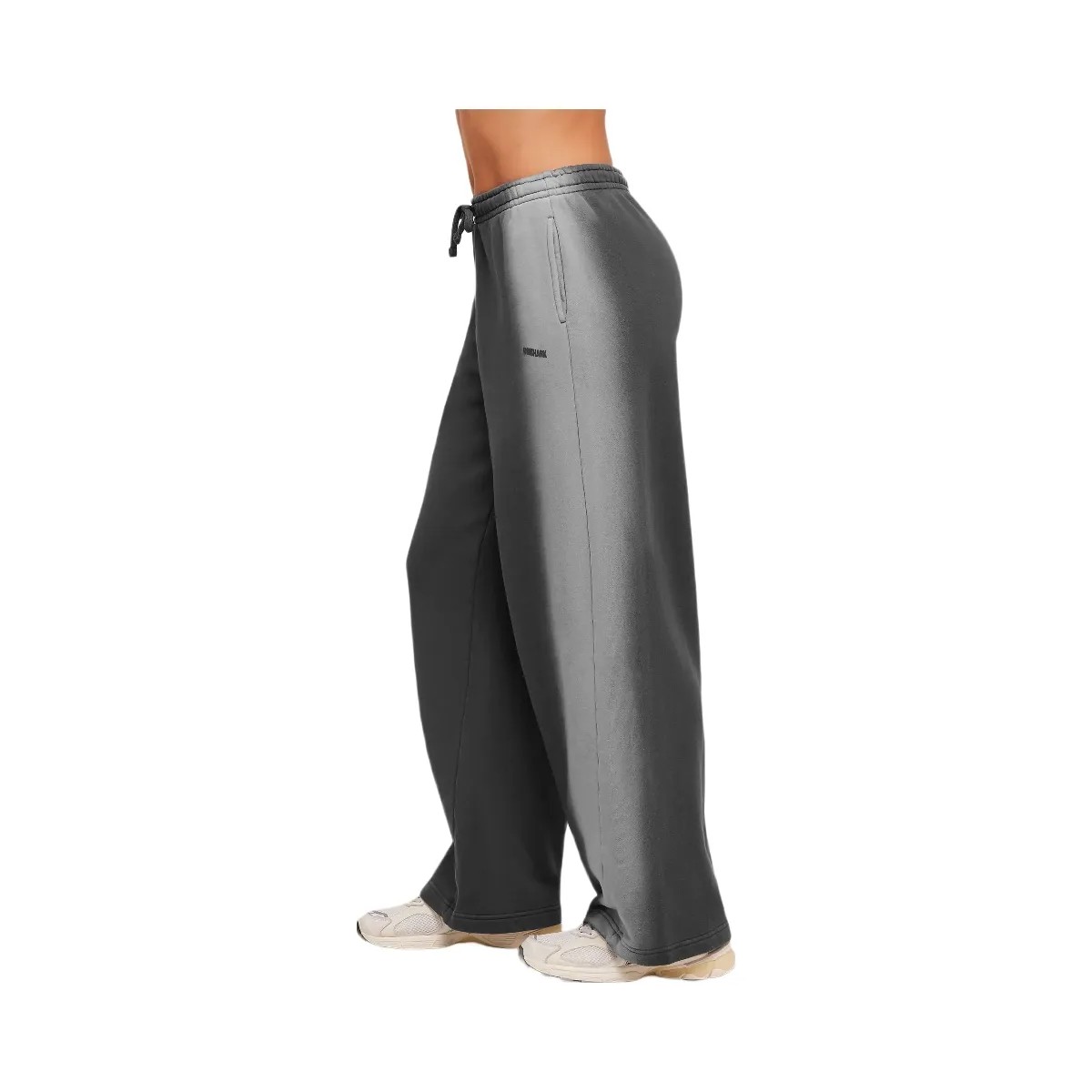 Gymshark Pump Washed Straight Leg Joggers "Onyx Grey Stratus Grey" - HypeFly India View 3