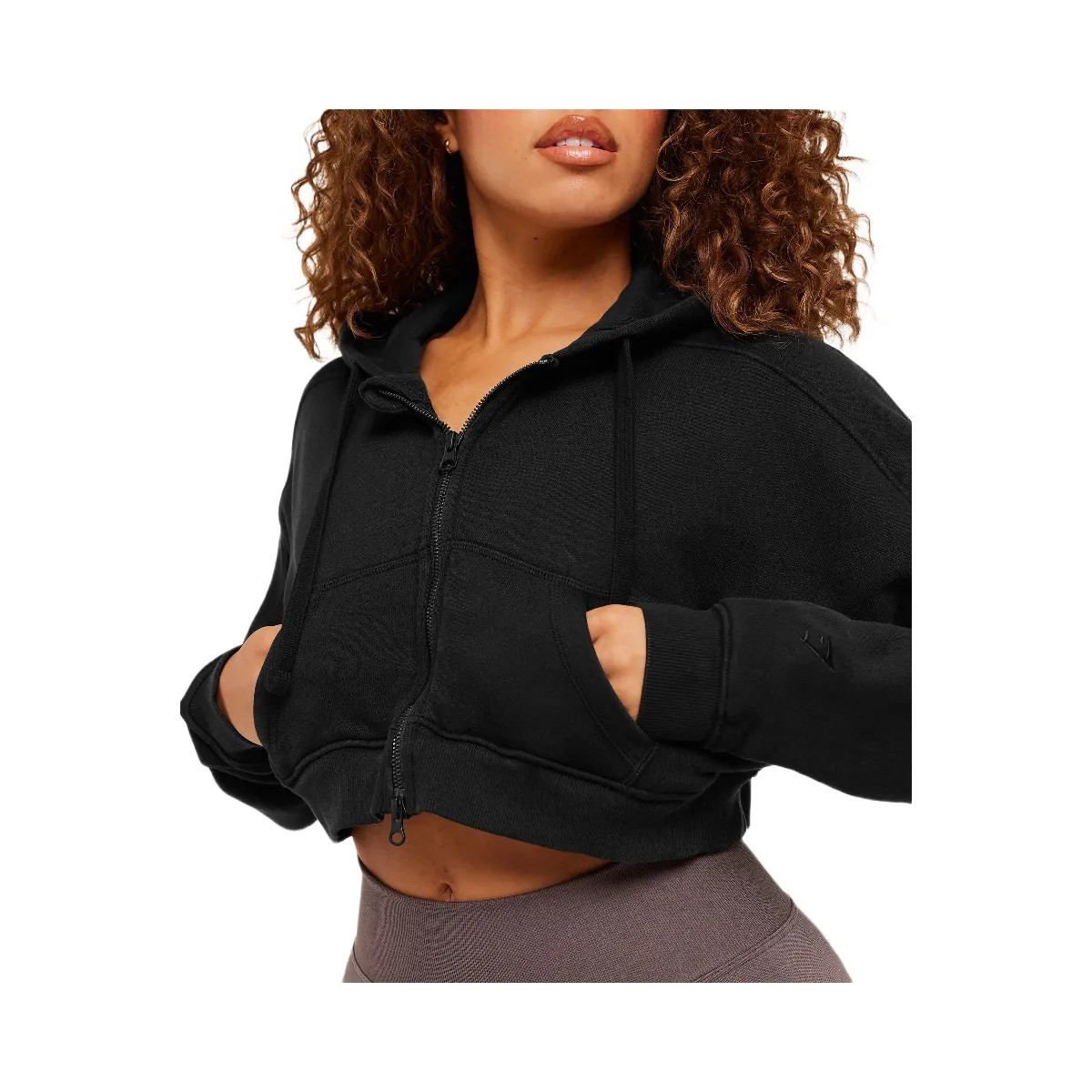 Gymshark Pump Zip Through Hoodie "Black Wash" - HypeFly India View 5