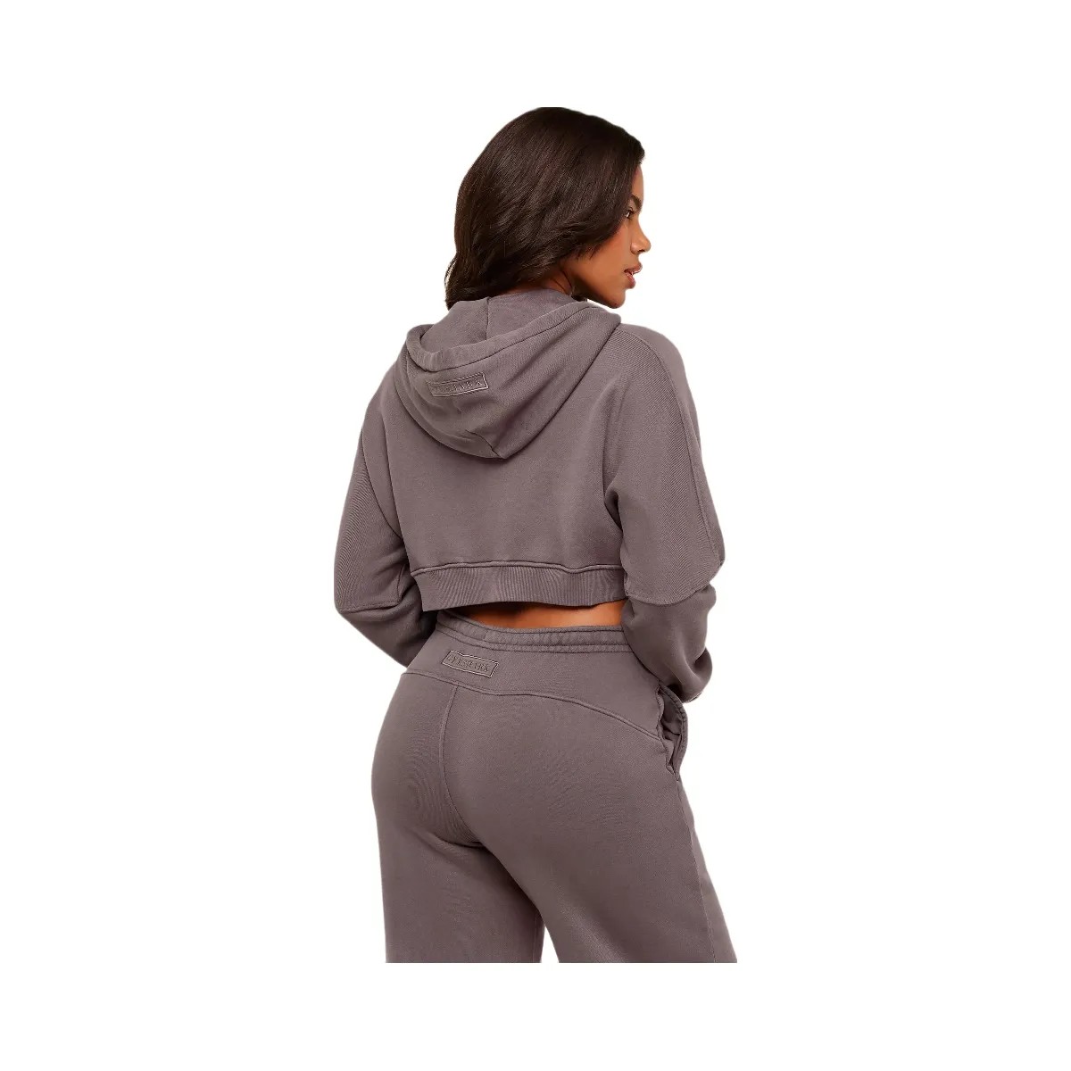 Gymshark Pump Zip Through Hoodie "GS Cool Brown WASH" - HypeFly India View 3