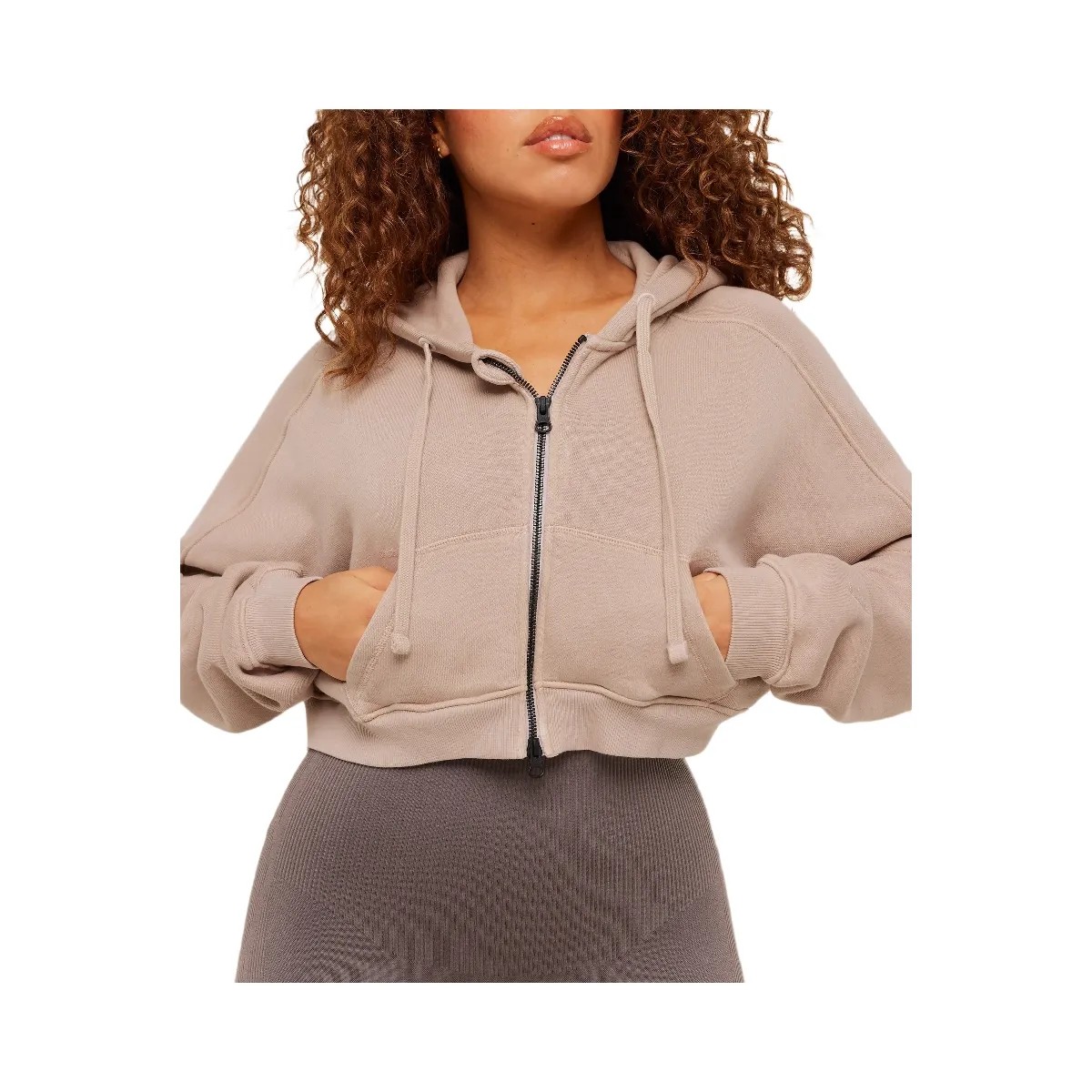 Gymshark Pump Zip Through Hoodie "GS Dusk Pink WASH" - HypeFly India View 5