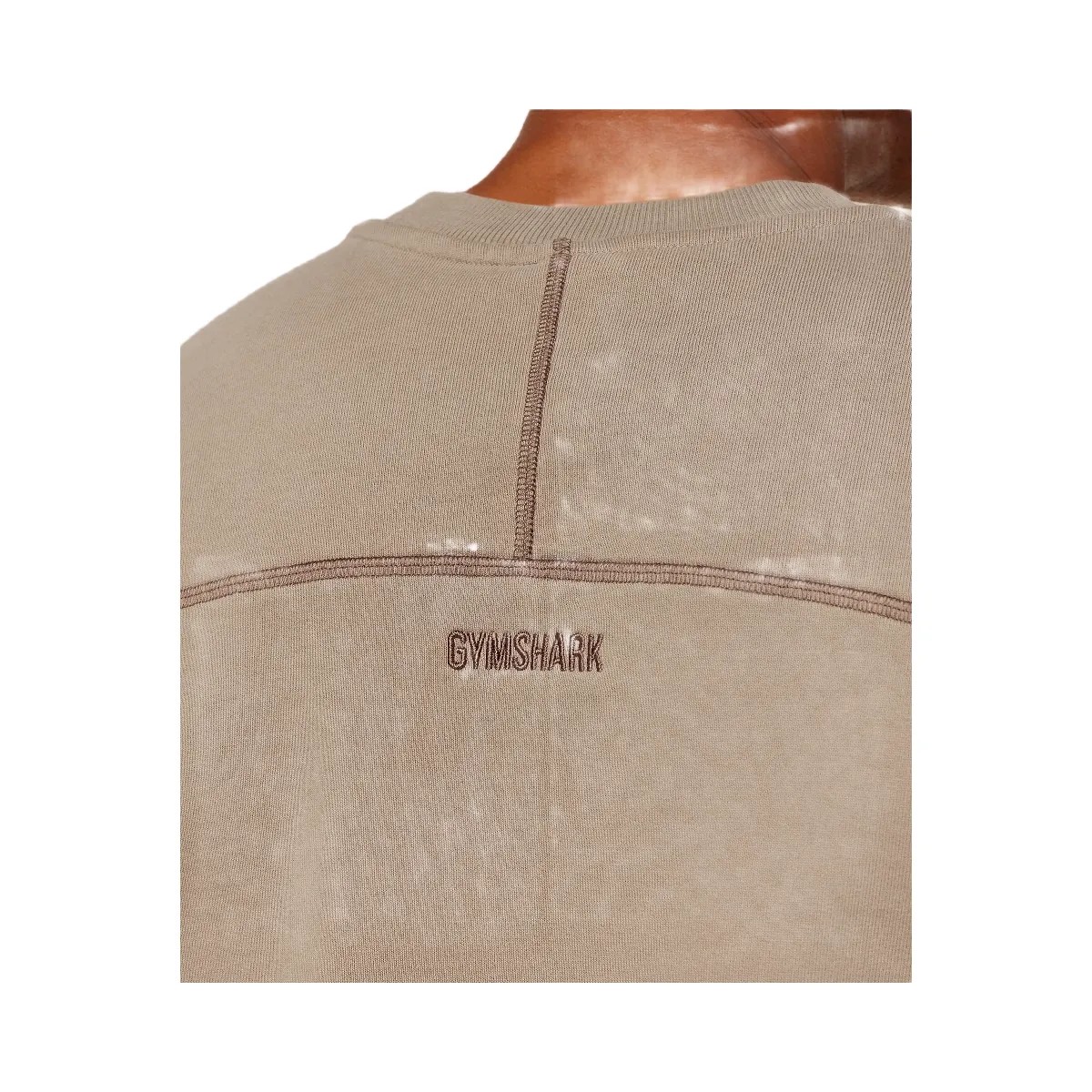 Gymshark Re-Rack Crew Neck Pullover "Lifestyle Brown" - HypeFly India View 6