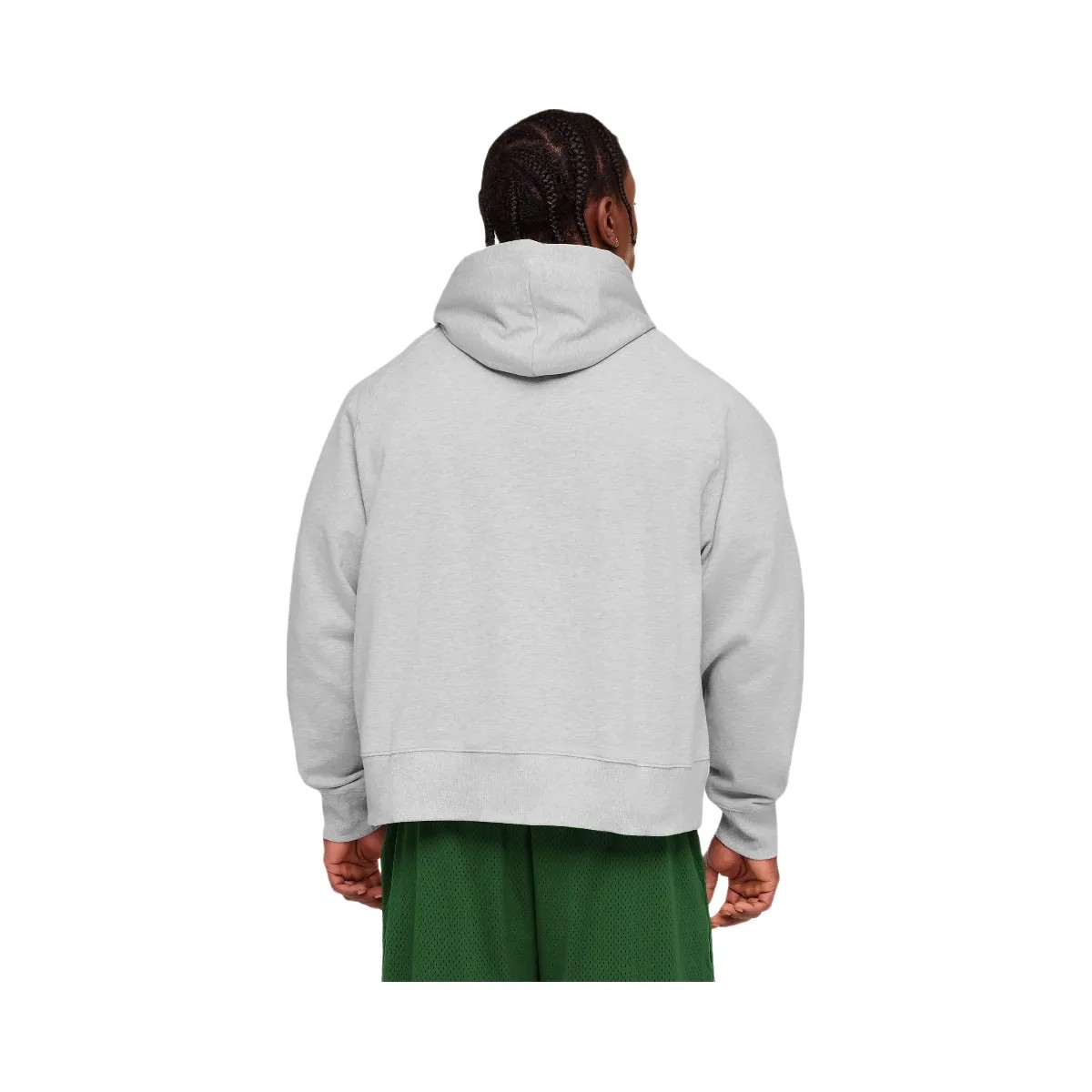Gymshark Retro Collegiate Graphic Hoodie "Bros Soft Grey Marl" - HypeFly India View 2