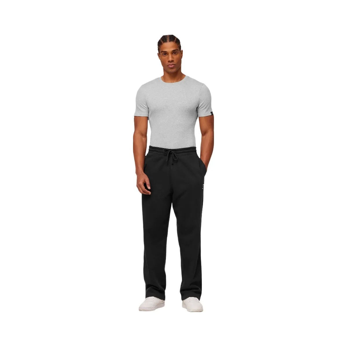 Gymshark Ribbed T-Shirt "Light Grey Core Marl" - HypeFly India View 4