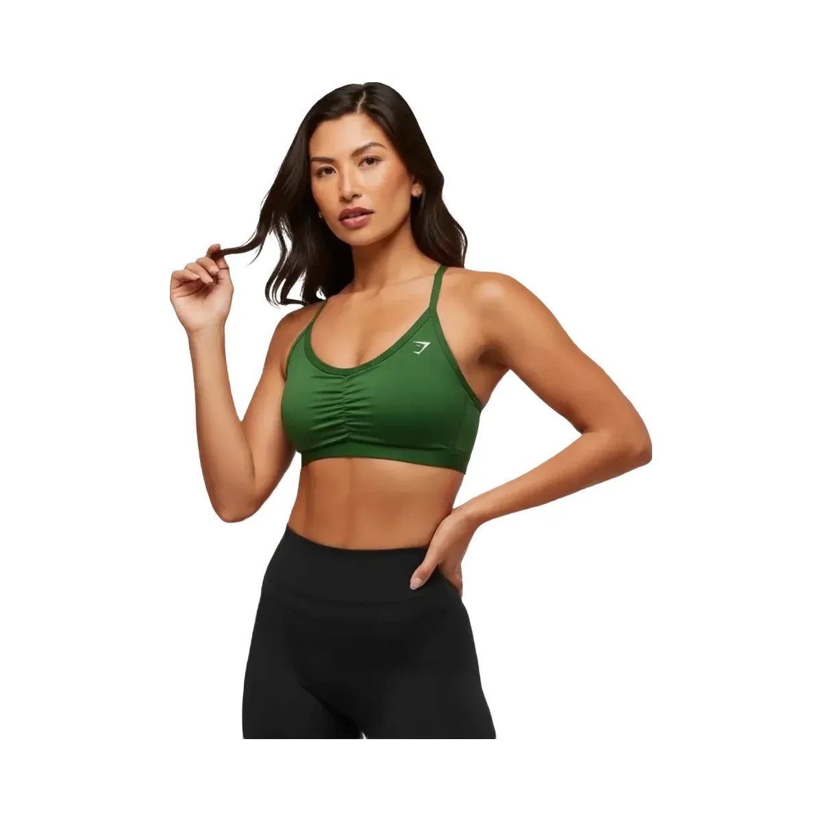 gymshark-ruched-sports-bra-medium-support-athletic-green