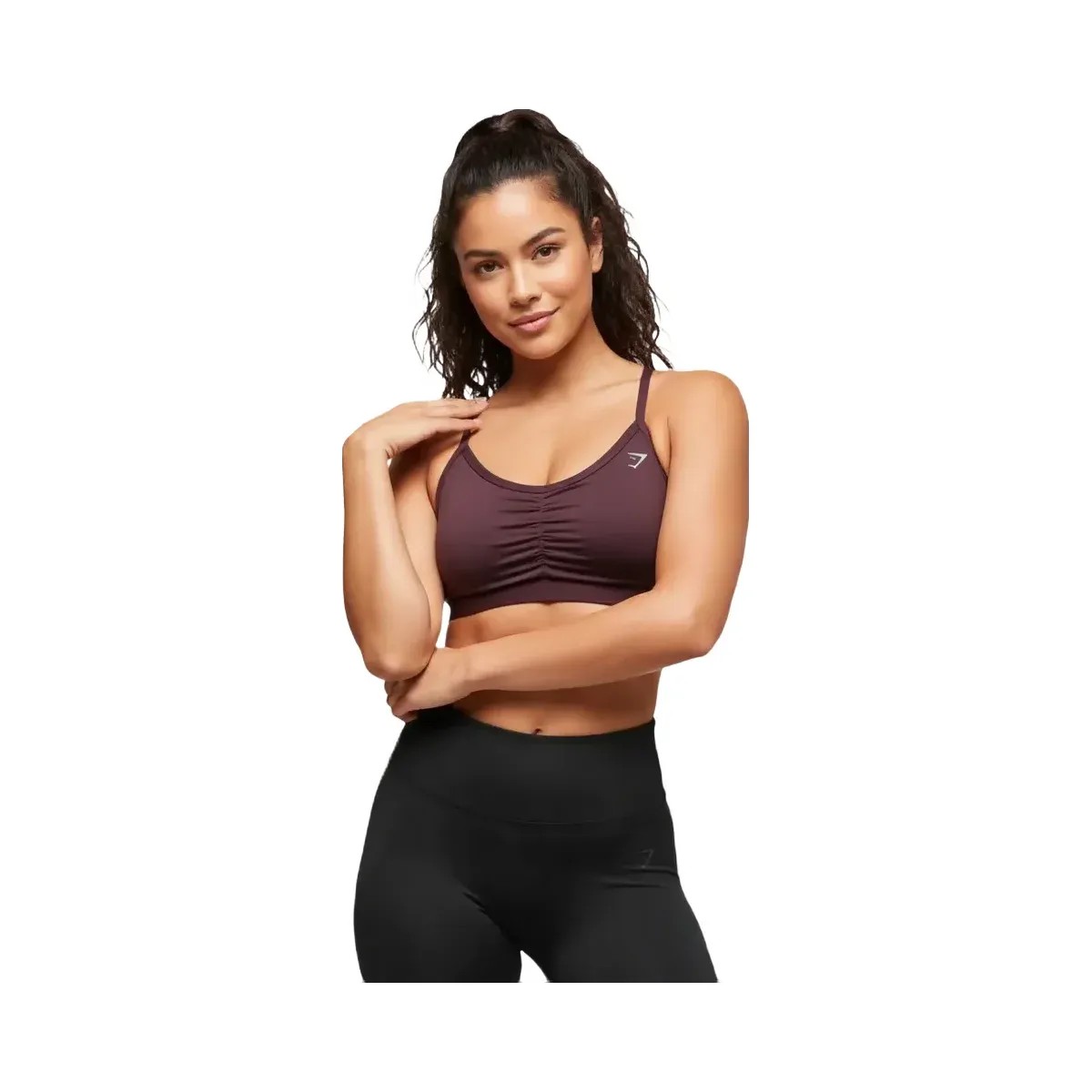 gymshark-ruched-sports-bra-medium-support-cherry-purple