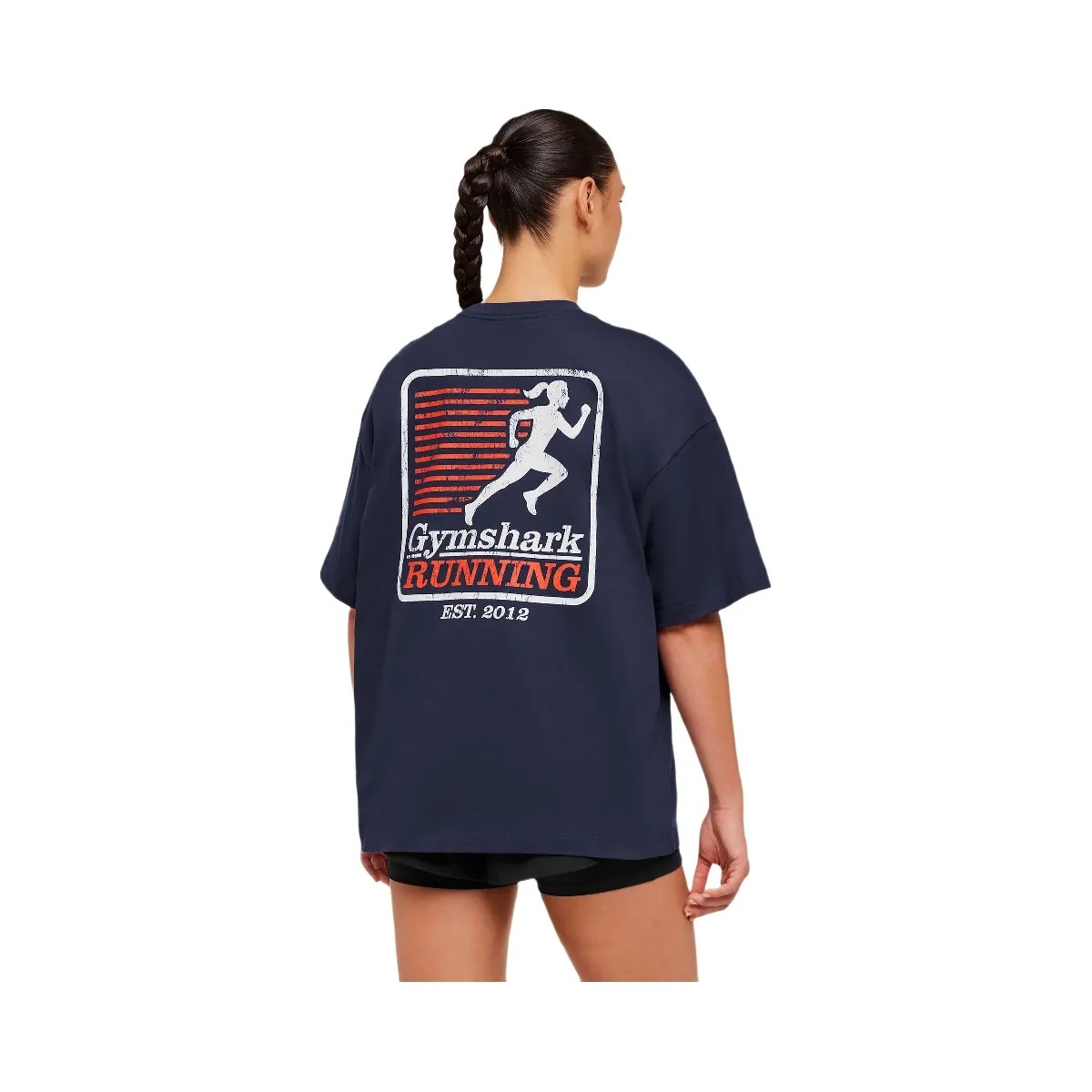 Gymshark Run Club Graphic Short Sleeve T-Shirt "Heavy Blue" - HypeFly India View 1