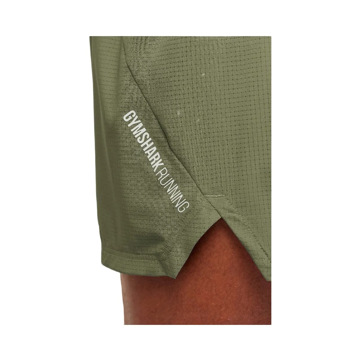 Gymshark Running 5" Shorts "GS Grounded Green" - HypeFly India View 5