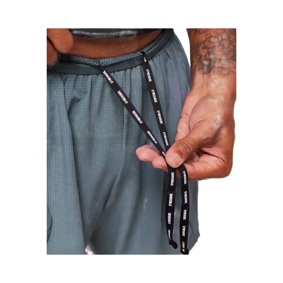 Gymshark Running 5" Shorts "Iron Blue" - HypeFly India View 5