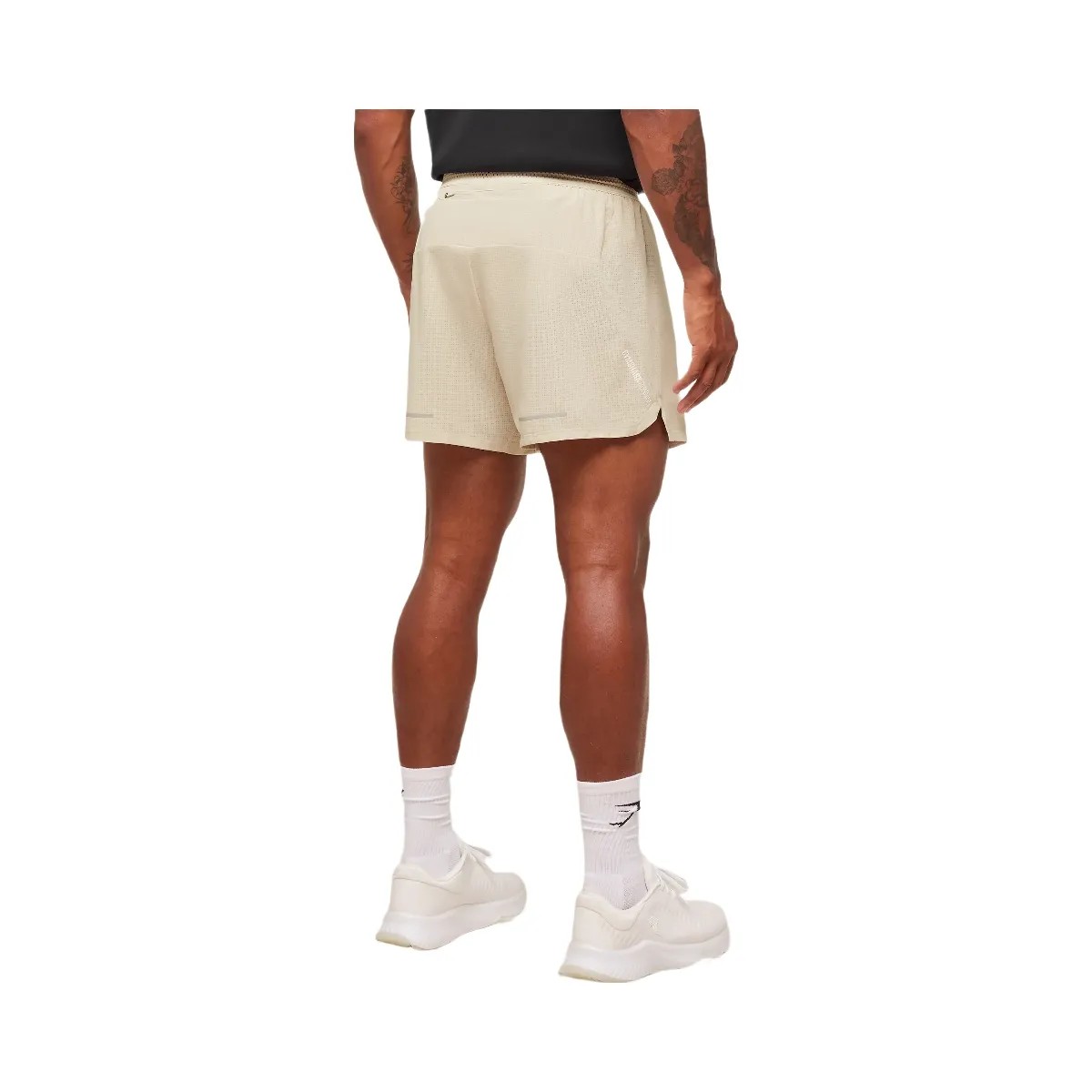 Gymshark Running 5" Shorts "Pebble Grey" - HypeFly India View 3